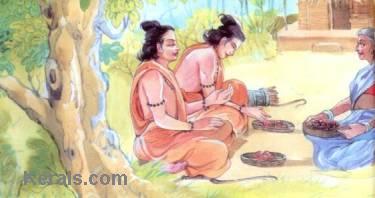 Ram, Lakshman with Sabri